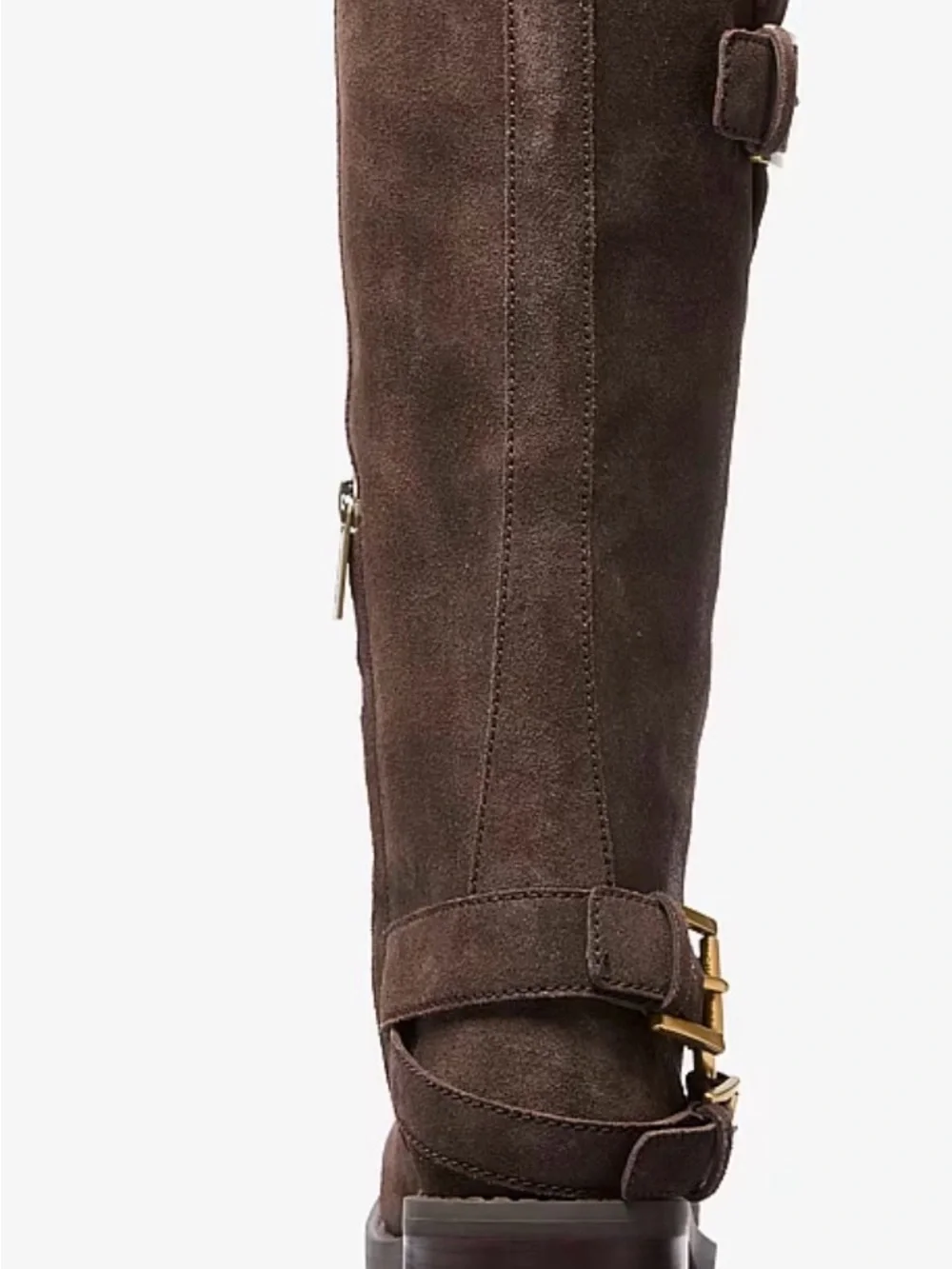 Michael Kors Crosby Suede Moto Boot - Picture 4 of 6